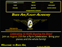 Tablet Screenshot of flybuzzair.com